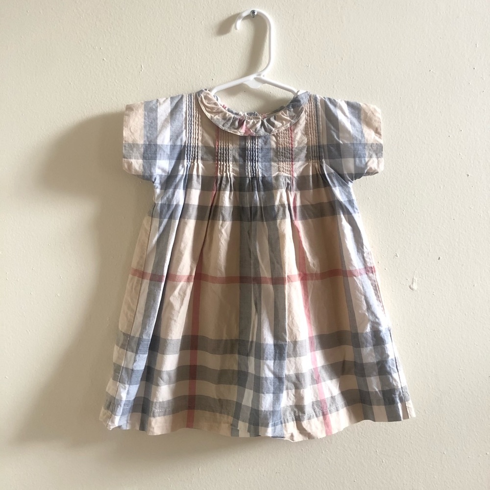 burberry baby dress size 12m